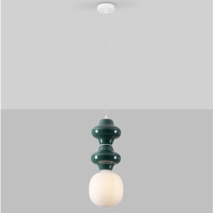 Pendul ceramic design modern CHIC verde 232415 universul-luminii.ro