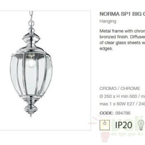 Pendul clasic diam.25cm, NORMA SP1 BIG CROMO 094786 - Img 2