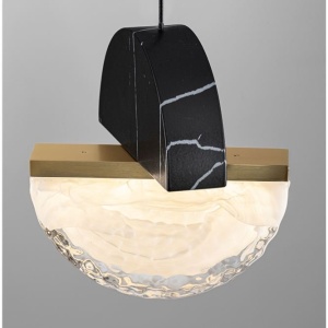 Pendul decorativ LED 2700K DORIN negru - Img 6