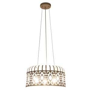Pendul design clasic ALESSANDRA alb mat 2163 RX - Img 2
