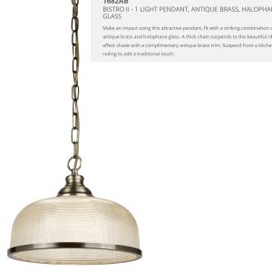 Pendul design clasic Bistro II alama antique 1682AB SRT 74095 universul-luminii.ro