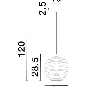 Pendul design decorativ modern EVLEEN 214165 universul-luminii.ro