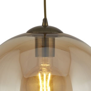 Pendul design modern 25cm Balls chihlimbar 1621AM SRT - Img 3