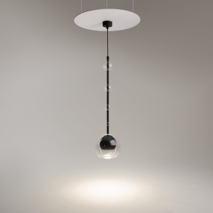 Pendul design modern decorativ Ros negru 145335 universul-luminii.ro