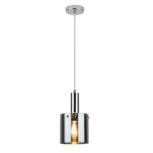 Pendul design modern Donati crom/fumuriu - Img 1