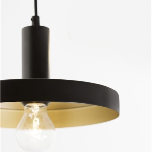 Pendul design modern Garni negru/auriu NVL-9417053 - Img 3