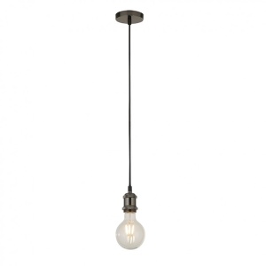 Pendul design modern minimalist SUSPENSION crom negru 7461BC SRT