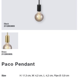 Pendul design modern PACO alama 2112053035 NL 197115 universul-luminii.ro