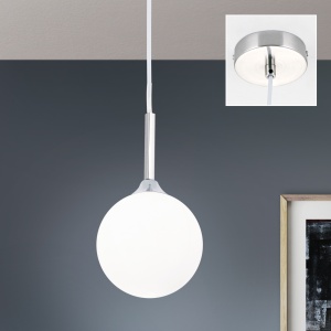 Pendul design modern SNOWWHITE crom satin - Img 2