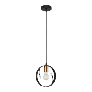 Pendul design modern VIGO negru 15346-1 GL 88065 universul-luminii.ro