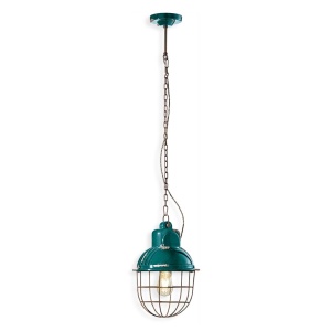 Pendul design retro realizat manual din ceramica INDUSTRIAL 216945 universul-luminii.ro