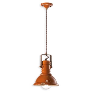 Pendul design retro realizata manual din ceramica INDUSTRIAL 216815 universul-luminii.ro