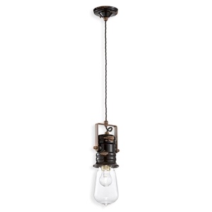 Pendul design retro realizata manual din ceramica URBAN