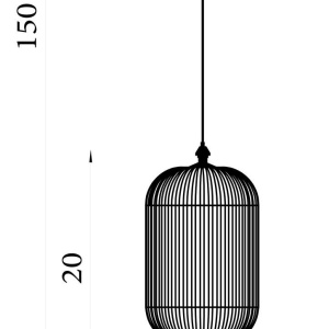 Pendul din sticla alba Pearl 625045 universul-luminii.ro