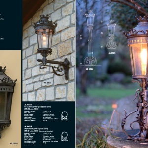 Pendul iluminat exterior din fier forjat, HL 2640 174035 universul-luminii.ro