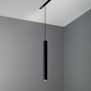 Pendul LED, accesoriu pentru sina magnetica Ego negru 12w 3000k on-off 140795 universul-luminii.ro