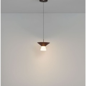 Pendul LED decorativ BARIS Rust Brown 22cm - Img 8