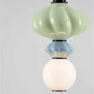 Pendul LED decorativ ceramic Verde, Albastru, Alb, ONETA 244865 universul-luminii.ro