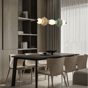 Pendul LED decorativ ceramic Verde, Albastru, Alb, Roz, Bej, ONETA 244875 universul-luminii.ro