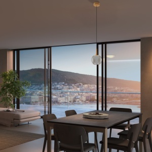Pendul LED design decorativ ANDROMEDA auriu/bronz - Img 4