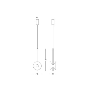 Pendul LED design decorativ modern ACOUSTIC 233495 universul-luminii.ro
