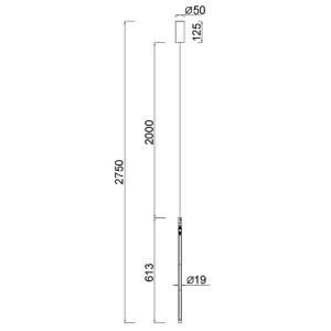 Pendul LED design minimalist, TORCH alb MA-8482 171315 universul-luminii.ro