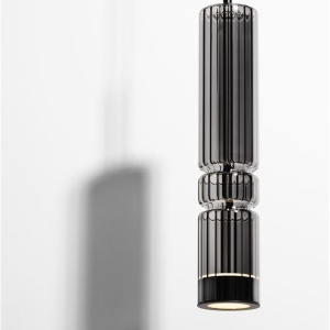 Pendul LED design modern BENTO gri fumuriu 152255 universul-luminii.ro