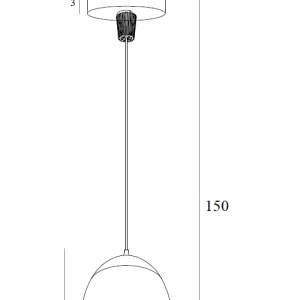 Pendul LED design modern COMET P0433 MX 98065 universul-luminii.ro