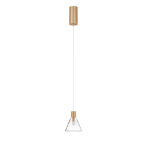 Pendul LED design modern minimalist DOC auriu