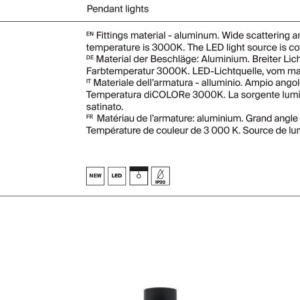 Pendul LED design modern Ray auriu mat - Img 3