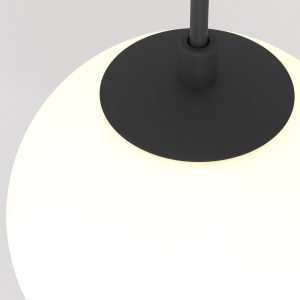 Pendul LED design tehnic Luna negru, 4000K 55445 universul-luminii.ro