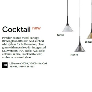 Pendul LED modern COCKTAIL LED SP AMBRA - Img 3