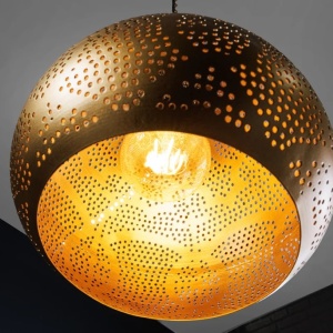 Pendul lucrat manual design artistic oriental ORIENT LIVING 50cm 58675 universul-luminii.ro