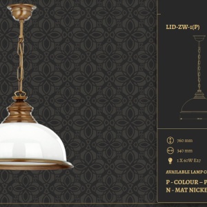 Pendul, Lustra design clasic realizata manual Lido - Img 2