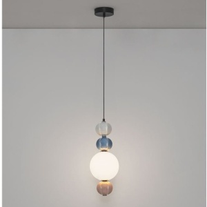 Pendul, Lustra LED cu ceramica multicolora DAZZ - Img 3
