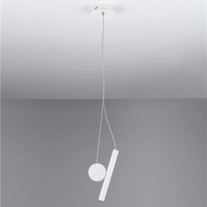 Pendul, Lustra LED design minimalist VERO alb - Img 4