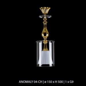Pendul, Lustra moderna design LUX ANOMALY 04-CH, auriu 96045 universul-luminii.ro