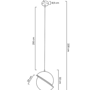 Pendul, Lustra suspendata GLOBE 25 222265 universul-luminii.ro