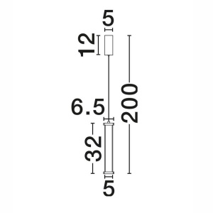 Pendul, Lustra suspendata LED 3000K PHEME auriu periat - Img 7
