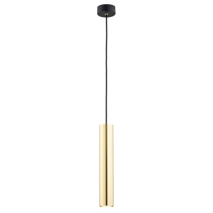 Pendul modern cu spot tubular GOMERA PLUS alama