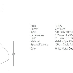 Pendul modern design decorativ Brant 153715 universul-luminii.ro