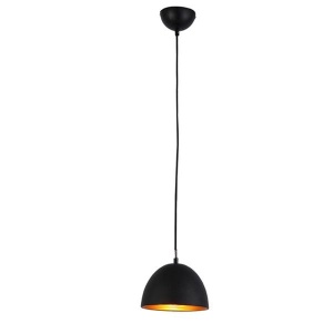 Pendul modern design nordic 18cm MODENA negru/auriu - Img 5