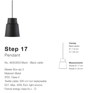 Pendul modern design scandinav Step 17 46353003 NL 72335 universul-luminii.ro