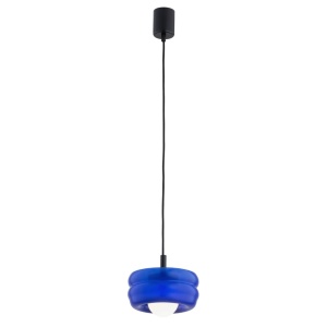 Pendul modern, Living, Hol, Scara, Sticla, Cobalt, TEVO