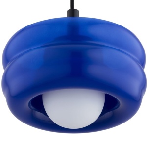Pendul modern, Living, Hol, Scara, Sticla, Cobalt, TEVO 245685 universul-luminii.ro