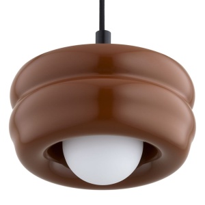 Pendul modern, Living, Hol, Scara, Sticla, Teracota, TEVO 169075 universul-luminii.ro