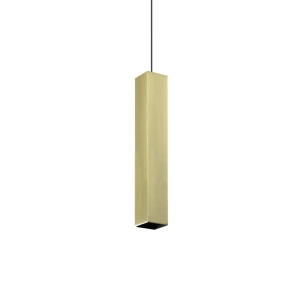 Pendul modern minimalist LOOK SP1 SQUARE D60 H400 OTTONE