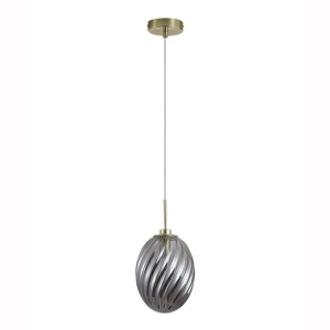Pendul sticla fumurie Whirl 621895 universul-luminii.ro