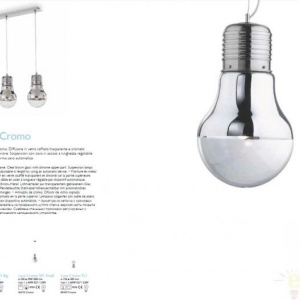 Pendul super modern LUCE SP1 BIG CROMO 026749 - Img 3