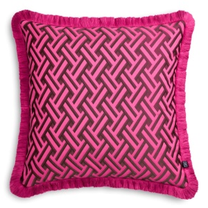 Perna decorativa design LUX Doris L roz, 60x60cm